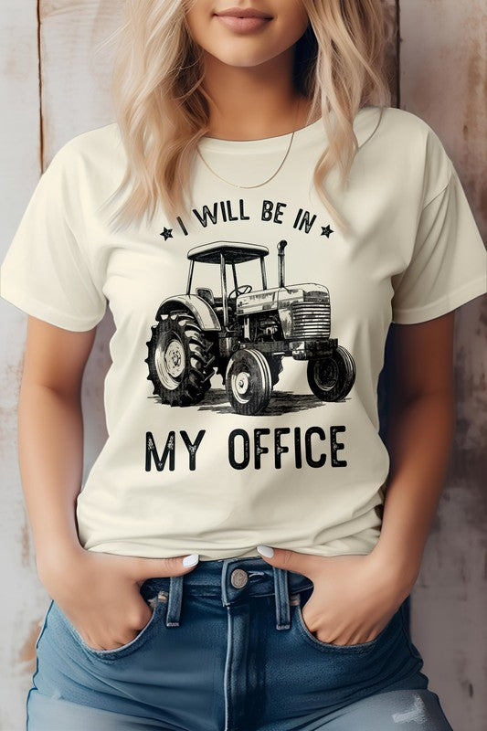 I will be in my office